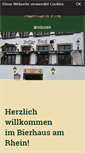 Mobile Screenshot of bierhaus-am-rhein.de